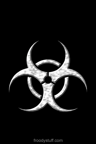 Biohazard White Iphone Wallpaper From Froodystuff Com