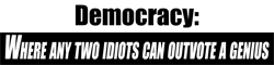 Virtual sticker from FroodyStuff.com: Democracy