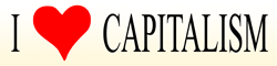 Virtual sticker from FroodyStuff.com: I Love Capitalism